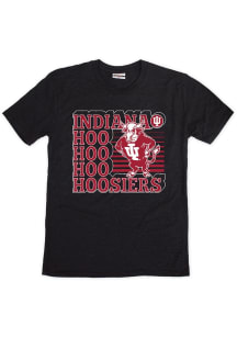 Indiana Hoosiers Black Hoo Hoo Hoo Hoosiers Vault Bison Short Sleeve Fashion T Shirt