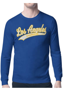 Starter Los Angeles Chargers Blue Tailsweep Long Sleeve T Shirt