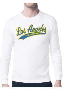 Starter Los Angeles Rams White Tailsweep Long Sleeve T Shirt