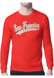 Starter San Francisco 49ers Red Tailsweep Long Sleeve T Shirt