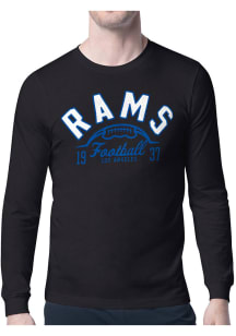 Starter Los Angeles Rams Black Half Ball Long Sleeve T Shirt