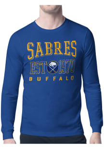 Starter Buffalo Sabres Blue Retro Long Sleeve T Shirt