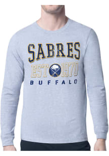 Starter Buffalo Sabres Grey Retro Long Sleeve T Shirt