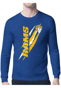 Starter Los Angeles Rams Blue Color Scratch Long Sleeve T Shirt