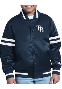 Starter Tampa Bay Rays Youth Navy Blue Shield Medium Weight Jacket