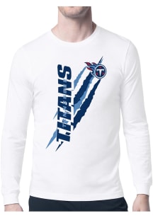 Starter Tennessee Titans White Color Scratch Long Sleeve T Shirt