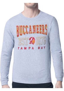 Starter Tampa Bay Buccaneers Grey Retro Long Sleeve T Shirt