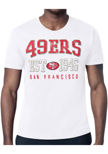 Starter San Francisco 49ers White Retro Short Sleeve T Shirt