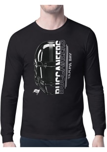 Starter Tampa Bay Buccaneers Black Half Helmet Long Sleeve T Shirt