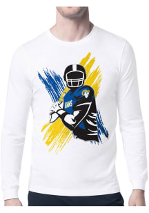 Starter Los Angeles Rams White Player Long Sleeve T Shirt