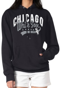 4Her Chicago White Sox Womens Black Filigree Hooded Sweatshirt