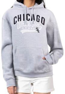 4Her Chicago White Sox Womens Grey Filigree Hooded Sweatshirt