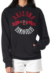 4Her Arizona Diamondbacks Womens Black City Hooded Sweatshirt
