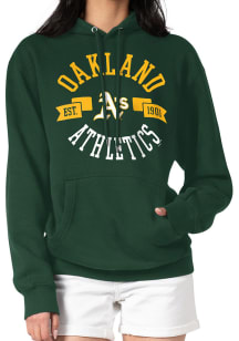 4Her Oakland Athletics Womens Green City Hooded Sweatshirt