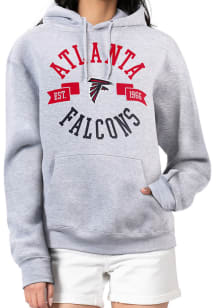 4Her Atlanta Falcons Womens Grey City Hooded Sweatshirt