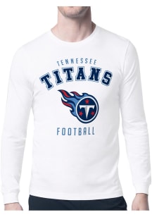 Starter Tennessee Titans White Logo Long Sleeve T Shirt
