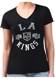 4Her Los Angeles Kings Womens Black City Fitted Short Sleeve T-Shirt