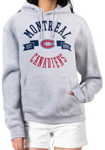 4Her Montreal Canadiens Womens Grey City Hooded Sweatshirt