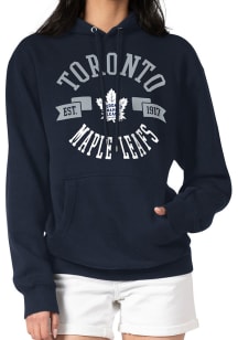 4Her Toronto Maple Leafs Womens Navy Blue City Hooded Sweatshirt