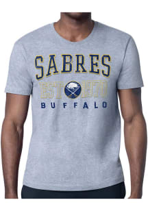 Starter Buffalo Sabres Grey Retro Short Sleeve T Shirt