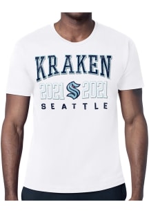 Starter Seattle Kraken White Retro Short Sleeve T Shirt