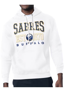 Starter Buffalo Sabres Mens White Retro Long Sleeve Hoodie