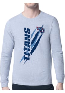 Starter Tennessee Titans Grey Color Scratch Long Sleeve T Shirt
