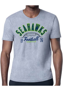Starter Seattle Seahawks Grey Half Ball Short Sleeve T Shirt