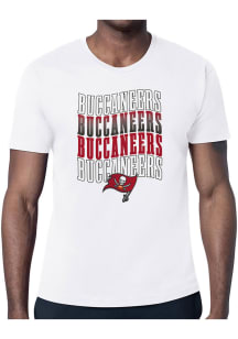 Starter Tampa Bay Buccaneers White Wave Short Sleeve T Shirt