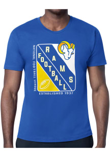 Starter Los Angeles Rams Blue Shield Short Sleeve T Shirt
