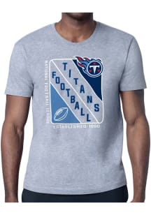 Starter Tennessee Titans Grey Shield Short Sleeve T Shirt