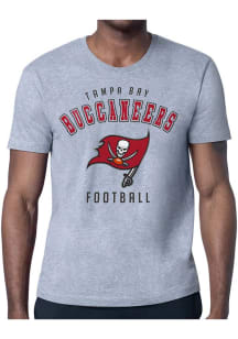 Starter Tampa Bay Buccaneers Grey Logo Short Sleeve T Shirt