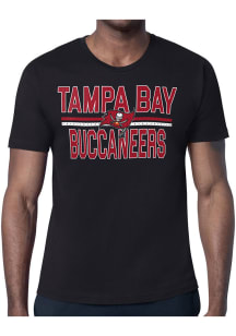 Starter Tampa Bay Buccaneers Black Mesh Logo Short Sleeve T Shirt
