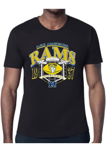 Starter Los Angeles Rams Black 80s Logo Short Sleeve T Shirt