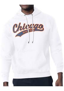 Starter Chicago Bears Mens White Tailsweep Long Sleeve Hoodie