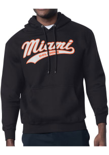 Starter Miami Dolphins Mens Black Tailsweep Long Sleeve Hoodie