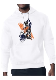 Starter Chicago Bears Mens White Player Long Sleeve Hoodie