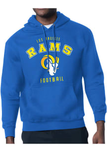 Starter Los Angeles Rams Mens Blue Logo Long Sleeve Hoodie
