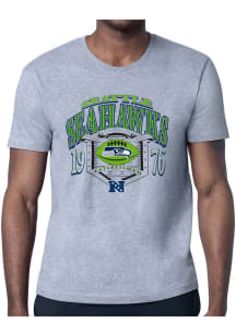 Starter Seattle Seahawks Grey 80s Logo Short Sleeve T Shirt