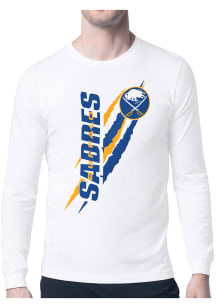 Starter Buffalo Sabres White Color Scratch Long Sleeve T Shirt