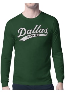 Starter Dallas Stars Green Tailsweep Long Sleeve T Shirt