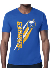 Starter Buffalo Sabres Blue Color Scratch Short Sleeve T Shirt