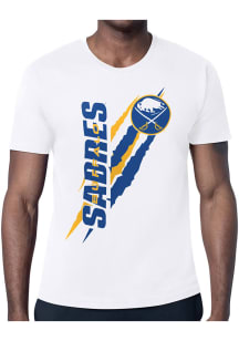 Starter Buffalo Sabres White Color Scratch Short Sleeve T Shirt