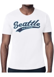 Starter Seattle Kraken White Tailsweep Short Sleeve T Shirt