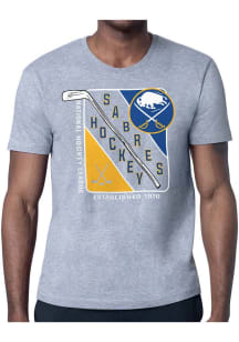 Starter Buffalo Sabres Grey Shield Short Sleeve T Shirt