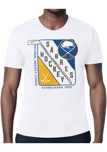 Starter Buffalo Sabres White Shield Short Sleeve T Shirt