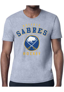 Starter Buffalo Sabres Grey Logo Short Sleeve T Shirt