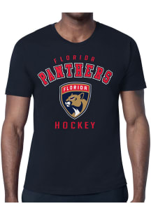 Starter Florida Panthers Navy Blue Logo Short Sleeve T Shirt