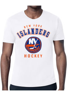 Starter New York Islanders White Logo Short Sleeve T Shirt