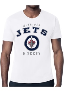 Starter Winnipeg Jets White Logo Short Sleeve T Shirt